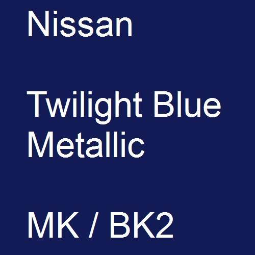 Nissan, Twilight Blue Metallic, MK / BK2.